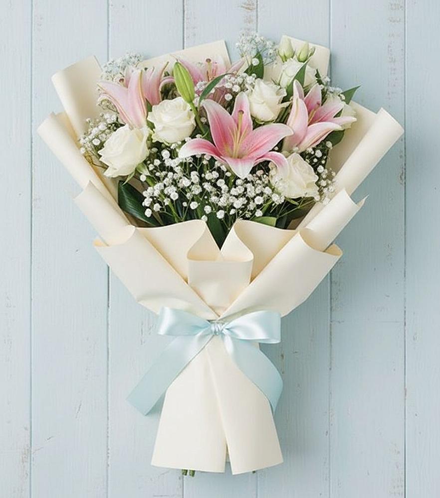 Букет цветов из: Лилии в Тамани