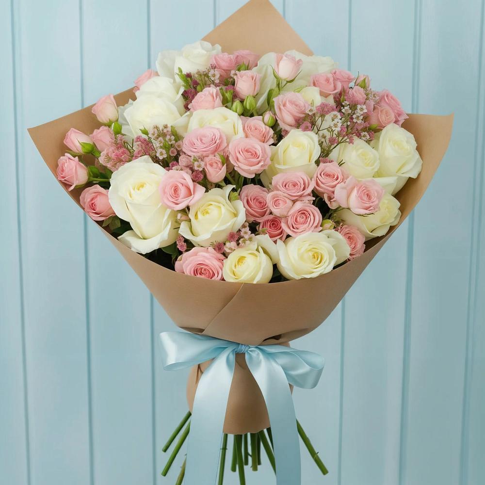 Букет цветов из: Розы в Тамани