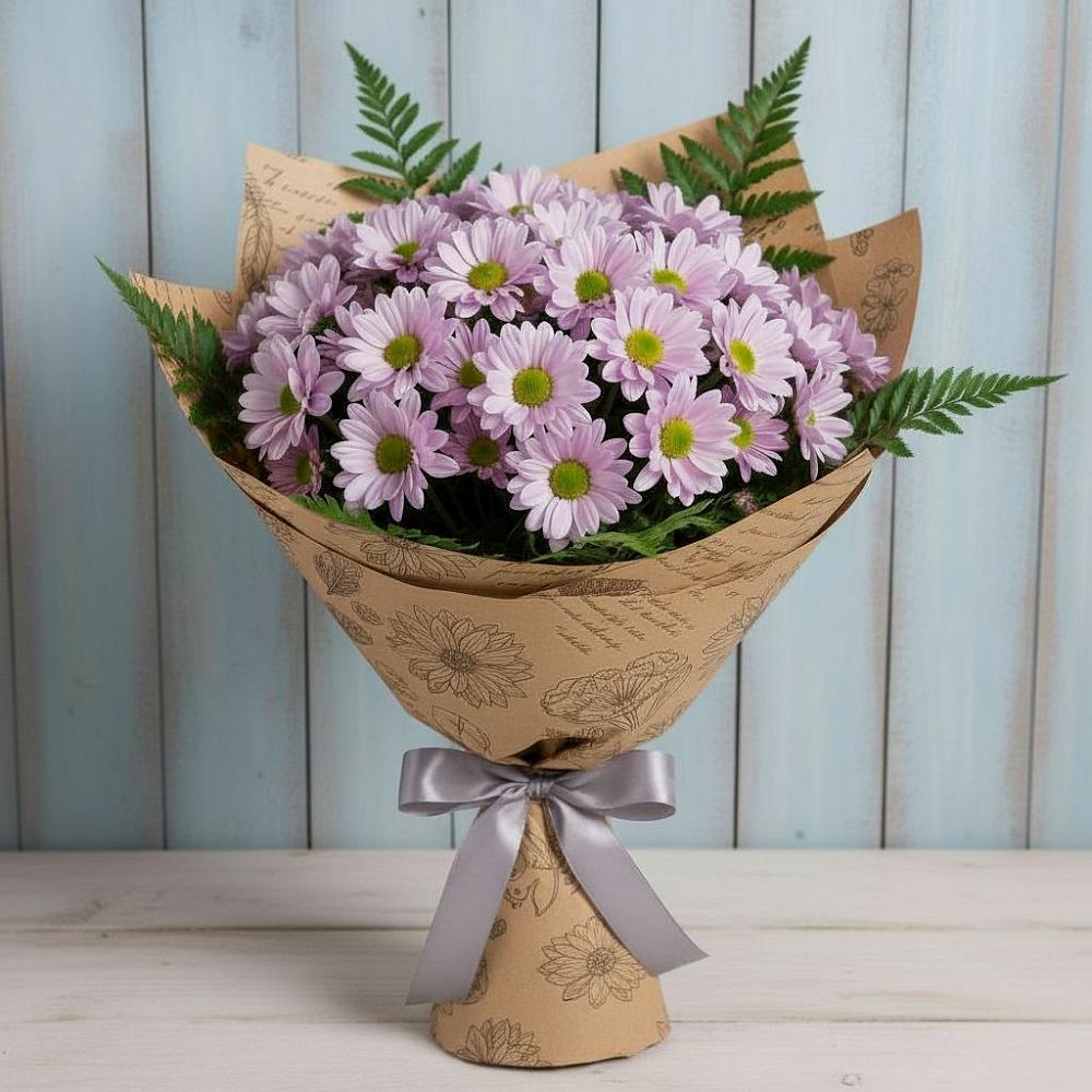 Букет цветов из: Хризантемы в Тамани