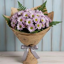 Букет цветов из:  Хризантемы в Тамани