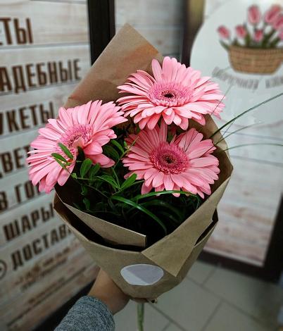 Букет цветов из: Герберы в Тамани
