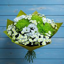 Букет цветов из:  Хризантемы в Тамани