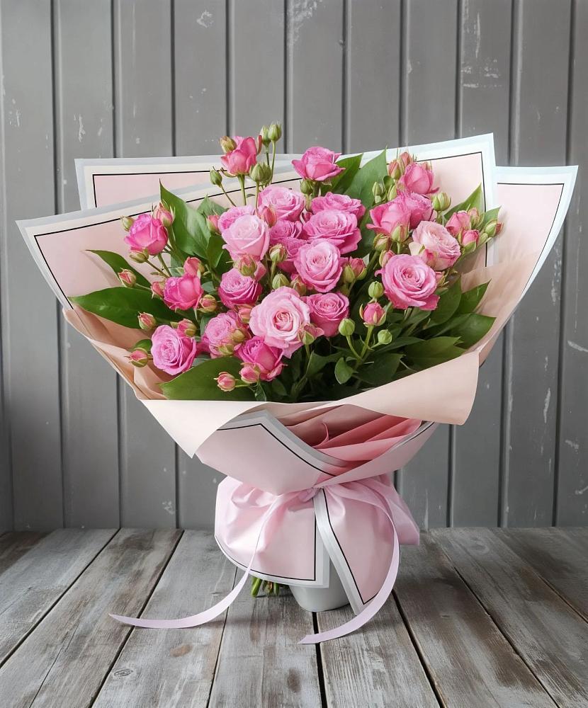 Букет Розовый кустик в Тамани