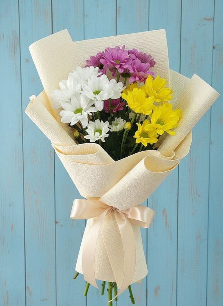 Букет цветов из: Хризантемы в Тамани